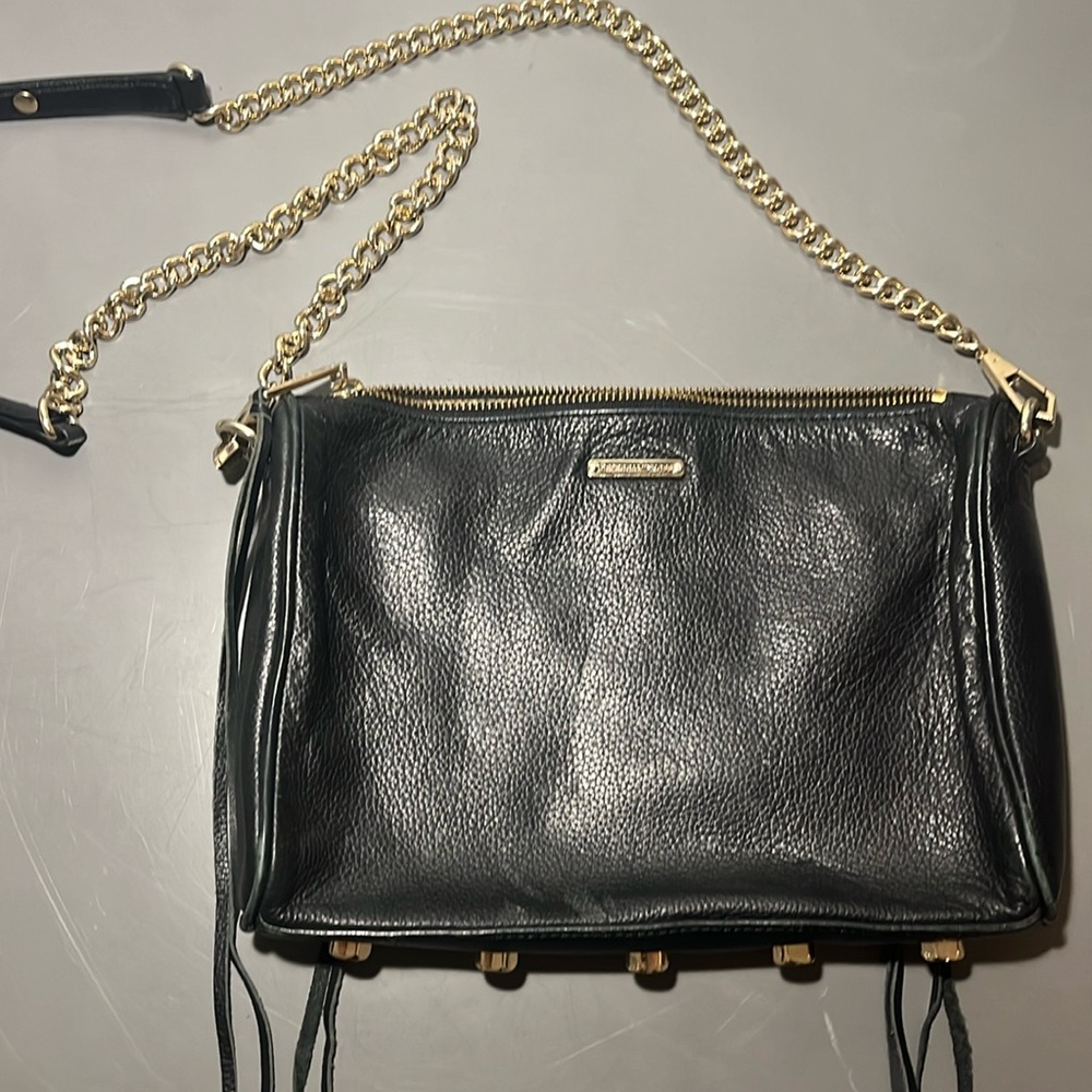 Black Leather Rebecca Minkoff Crossbody